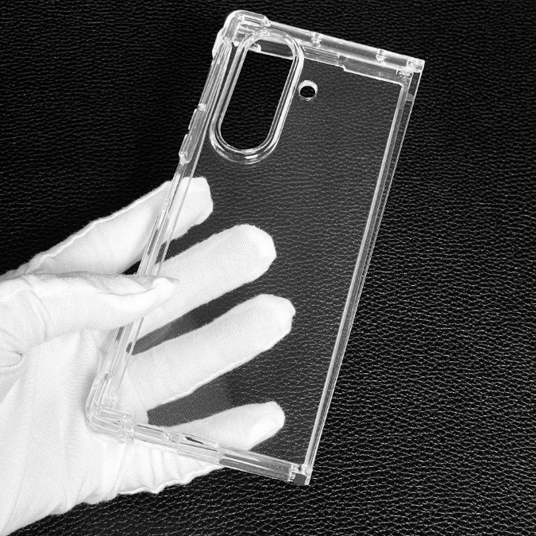 三星Z Fold7 手機殼 三星 Zold7 透明軟殼 三星Z Fold7 手機保護殼 自帶五金扣-細節圖2