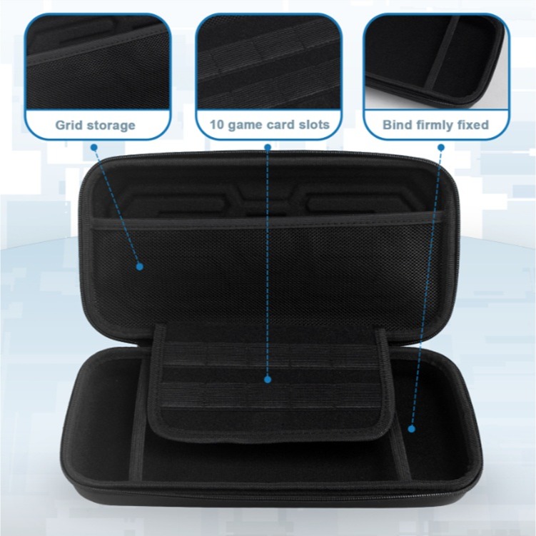任天堂 Switch2 機甲收納包 Switch 2 手提收納包 Switch2 硬殼手提包-細節圖4
