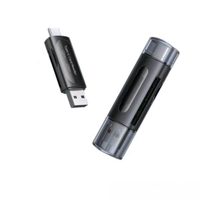 手機平板專用讀卡機 Type C & USB 讀卡機 雙接頭讀卡器 iPhone15/16可用-細節圖8