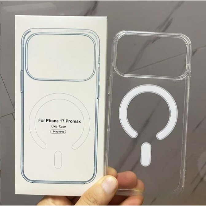 iPhone17 磁吸充電殼 iPhone Air iPhone 17 Pro Max 透明手機殼-細節圖3