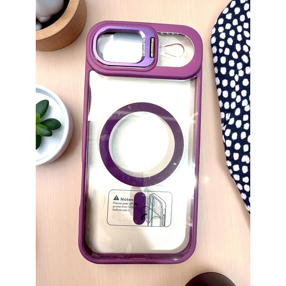 iPhone17 磁吸支架保護殼 iPhone Air iPhone 17 Pro Max 手機殼 送鷹眼鏡頭貼-細節圖6