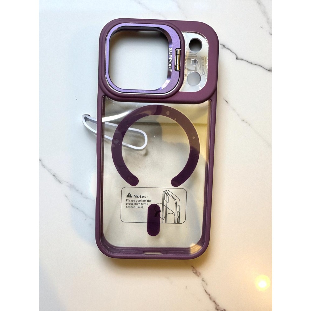 iPhone17 磁吸支架保護殼 iPhone Air iPhone 17 Pro Max 手機殼 送鷹眼鏡頭貼-細節圖7