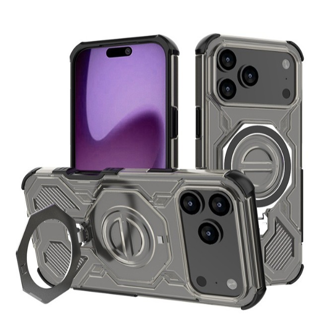 iPhone17 磁吸支架保護殼 iPhone Air iPhone 17 Pro Max 支架防摔殼-規格圖11