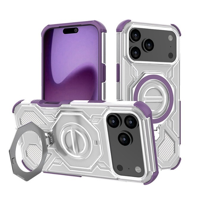 iPhone17 磁吸支架保護殼 iPhone Air iPhone 17 Pro Max 支架防摔殼-規格圖11