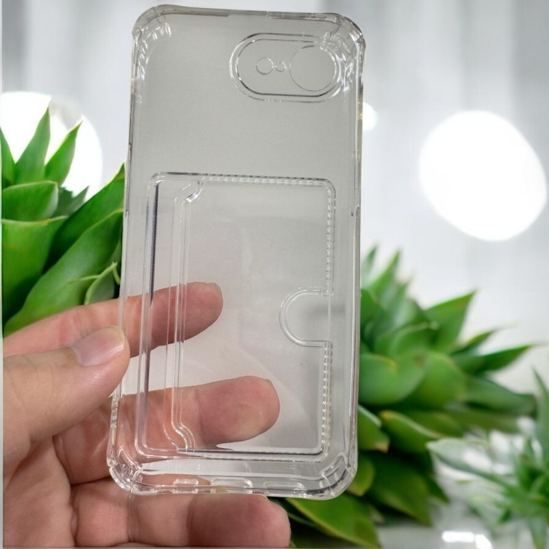 iPhone16e 四角防摔殼 可插卡 iPhone16E 透明手機殼 iPhone 16e 保護套-細節圖7