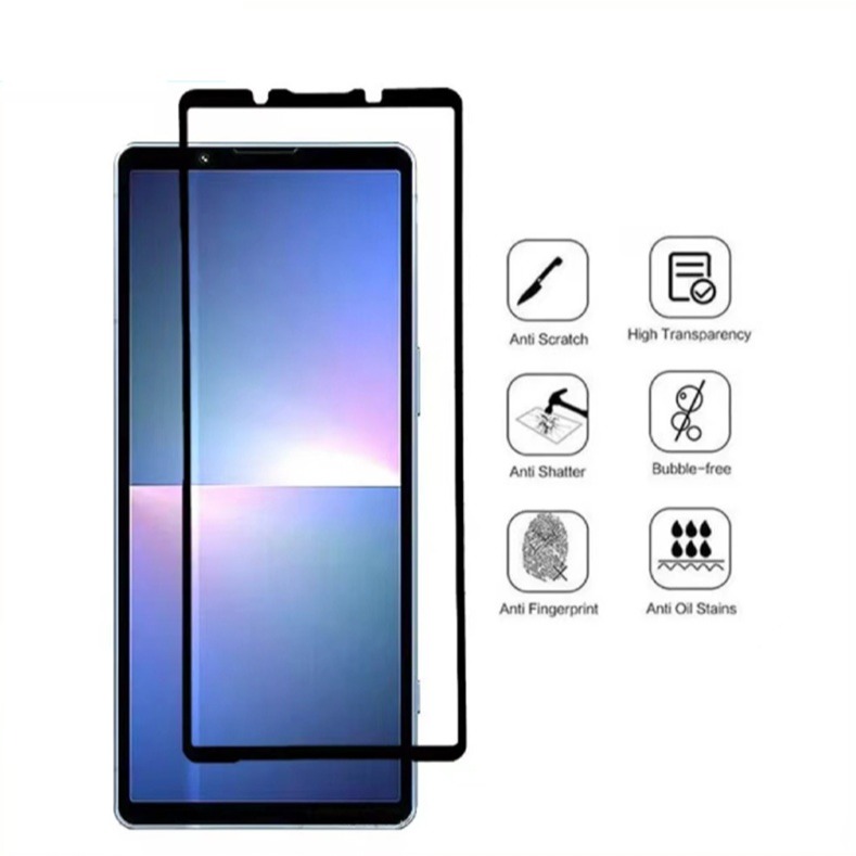 SONY Xperia 1 VII 10 VII 絲印滿版玻璃膜 SONY 1/10 7代 玻璃保護貼-細節圖2