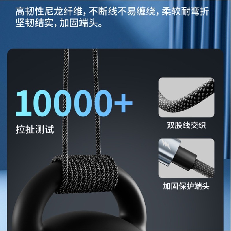 倍魔數字顯示充電線 USB to Type-C 充電線 安卓手機 iPhone 15/16/17可用-細節圖7