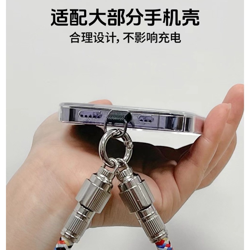 倍魔 掛繩充電線 掛繩/充電線 2合1 雙Type C數據線 傳輸線-細節圖6