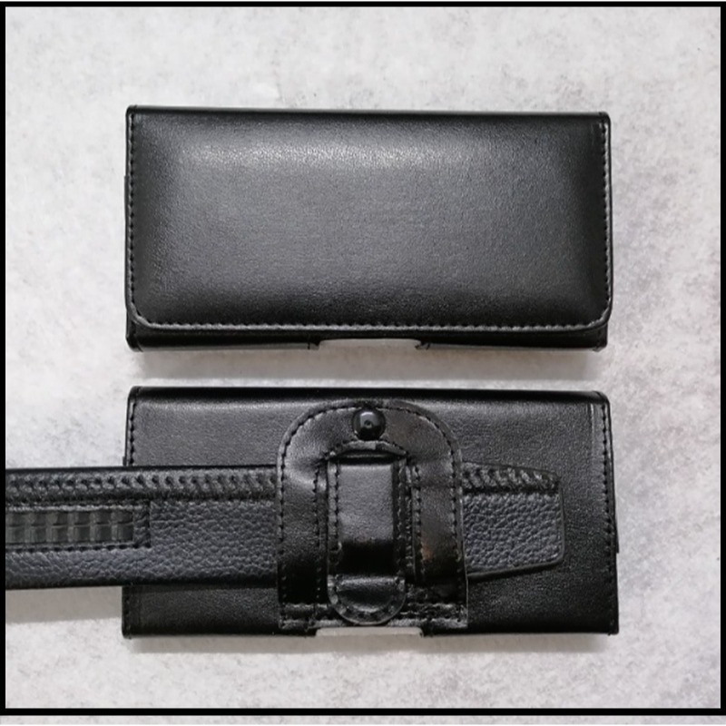 平紋腰掛皮套 手機腰掛皮套 5~6.8吋手機均可適用 手機皮套 老人皮套 隱藏磁扣-細節圖2