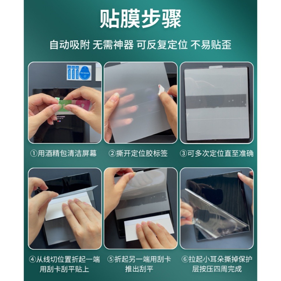 三星Z TriFold 專用保護貼 三星Z TriFold 定位貼水凝膜 ZTriFold 水凝膜-細節圖9