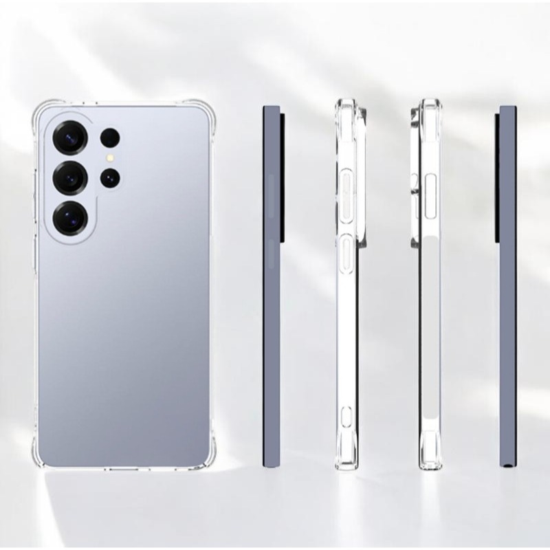 三星S26 Ultra 四角氣墊防摔殼 三星S26 Ultra 透明保護套 氣囊保護-細節圖2