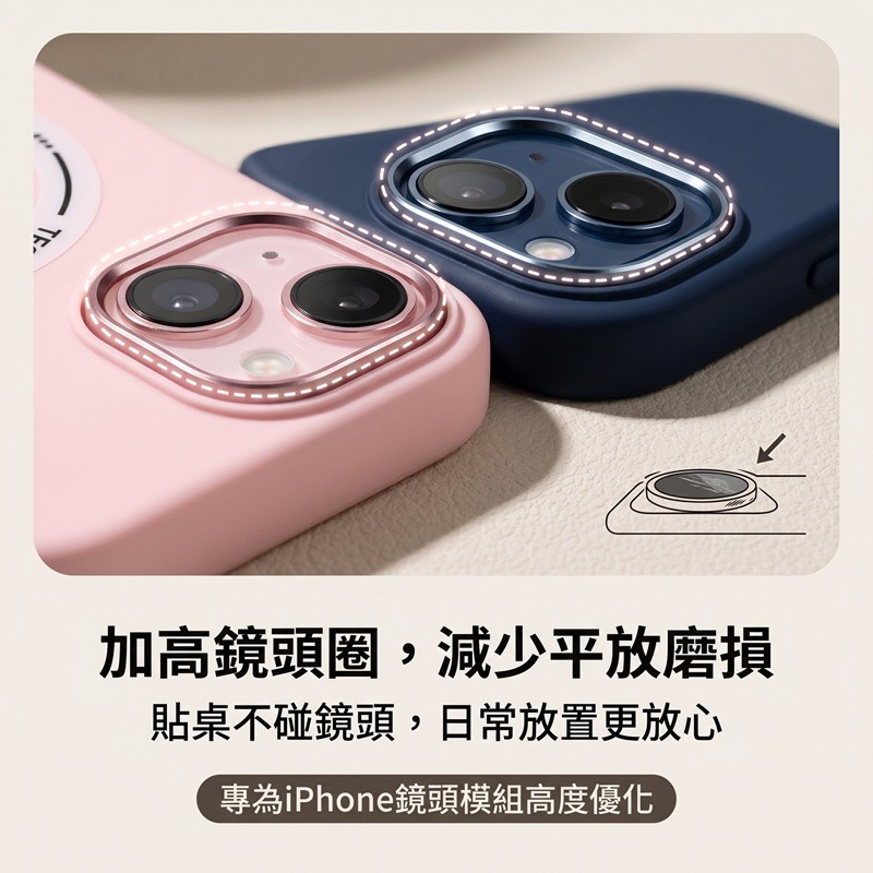 iPhone14系列 小胖妹磁吸充電殼 iPhone 14 Pro Max 磁吸鏡頭圈保護殼-細節圖3
