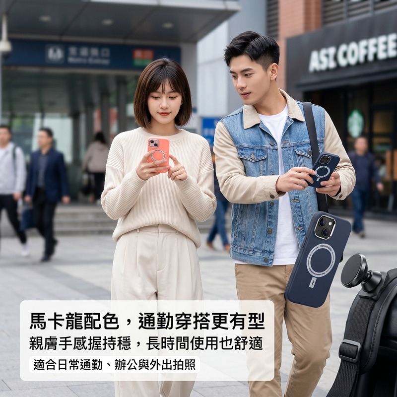 iPhone14系列 小胖妹磁吸充電殼 iPhone 14 Pro Max 磁吸鏡頭圈保護殼-細節圖6