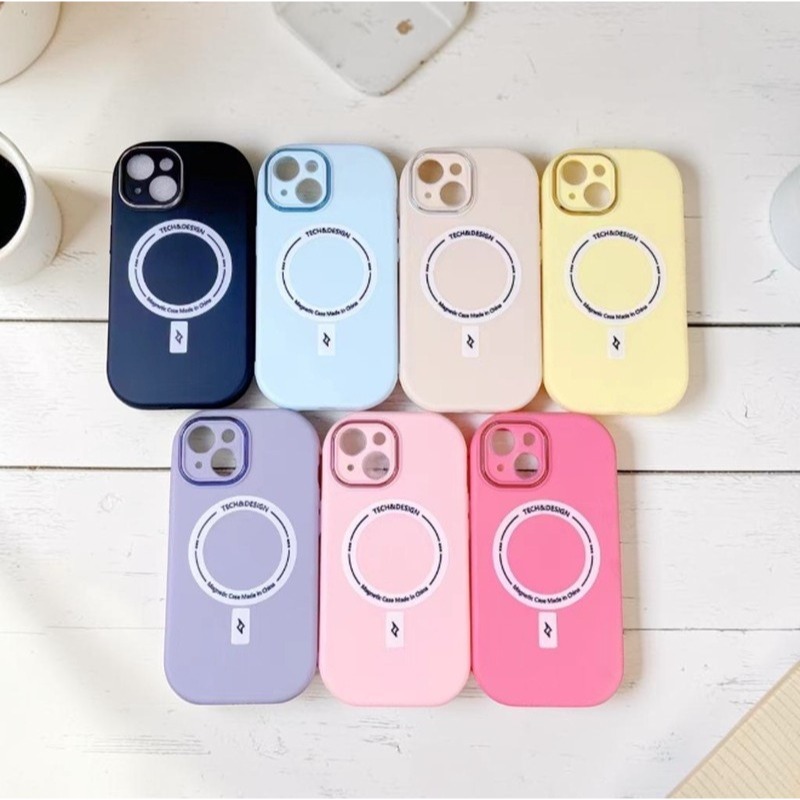 iPhone14系列 小胖妹磁吸充電殼 iPhone 14 Pro Max 磁吸鏡頭圈保護殼-細節圖8