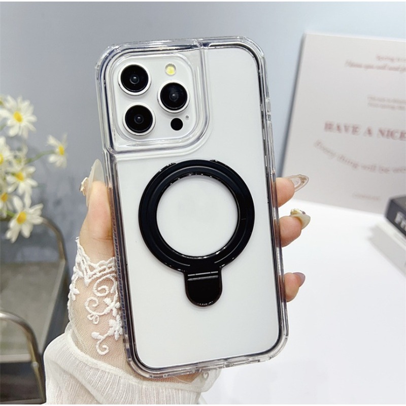 [買一送一] iPhone16 / iPhone16 Pro / iPhone16 Pro Max 雙層磁吸支架手機殼-規格圖9