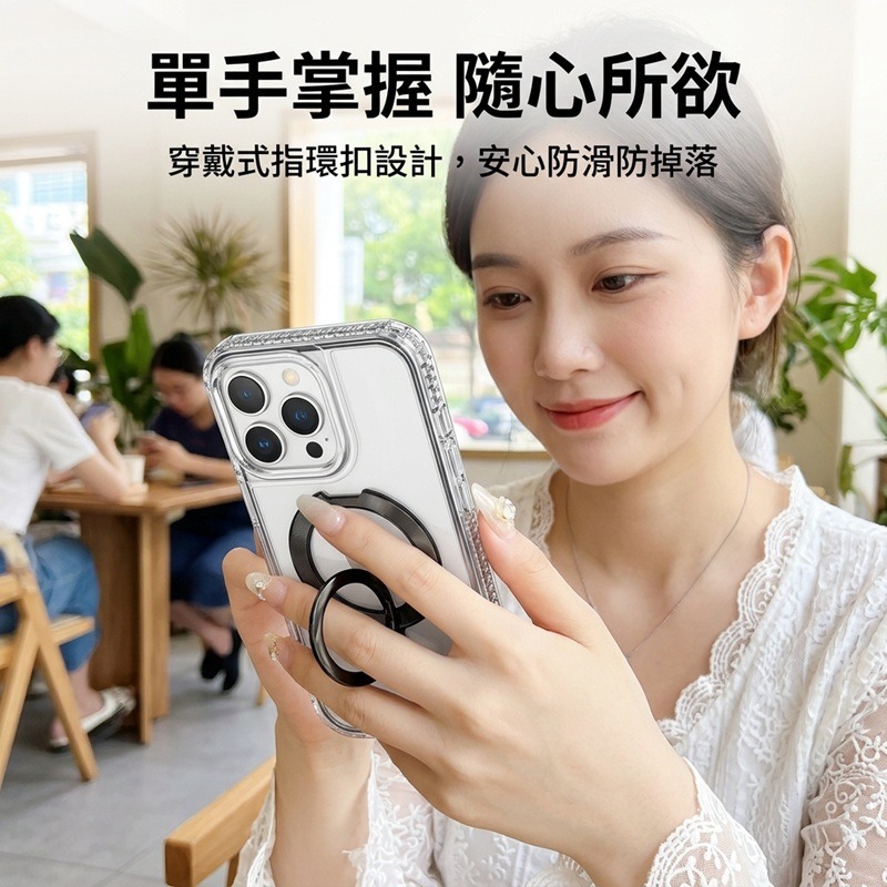 [買一送一] iPhone13 / iPhone13 Pro / iPhone13 Pro Max 雙層磁吸支架手機殼-細節圖8