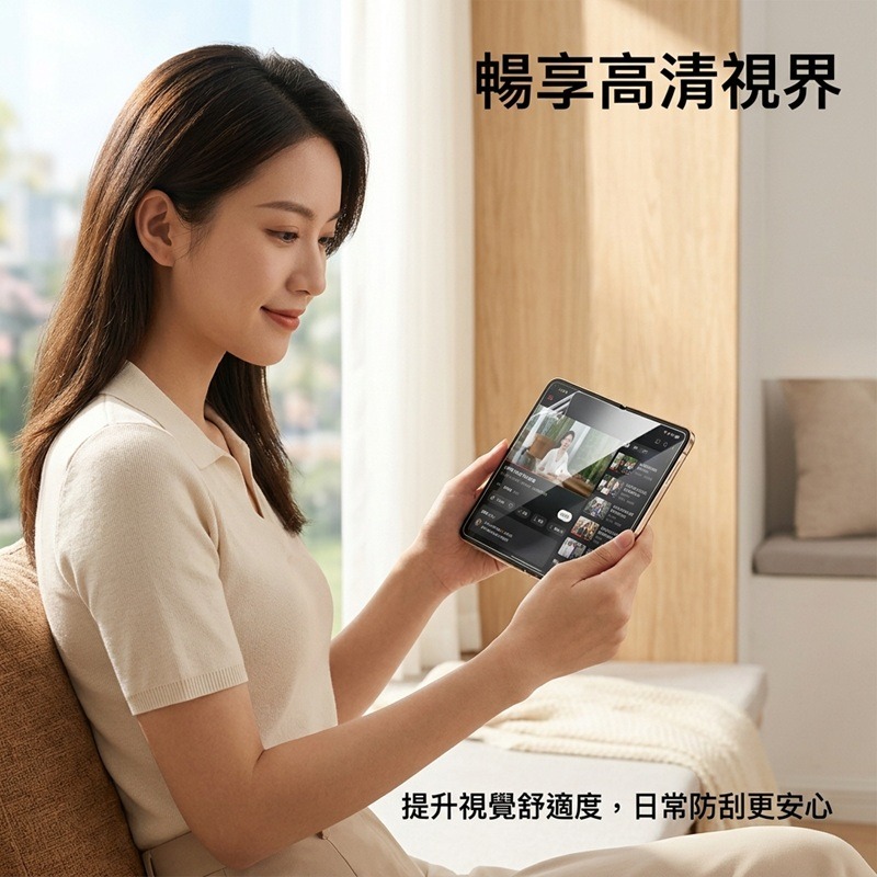 [兩片裝] OPPO Find N6 專用保護貼 OPPO Find N6 定位貼水凝膜 Find N6奈米保護貼-細節圖5