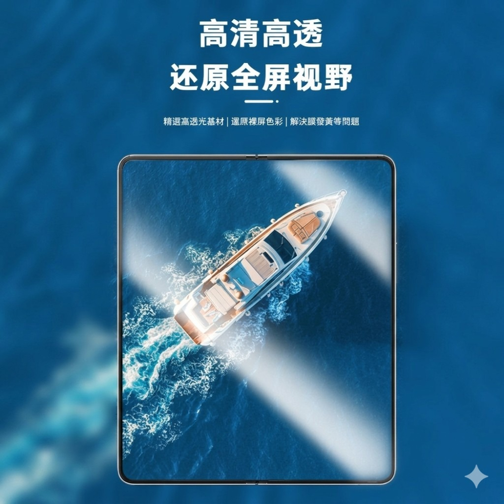 [兩片裝] 三星Z Fold8 / Ultra 定位貼水凝膜 三星ZFold8 Ultra 摺疊手機保護貼-細節圖7