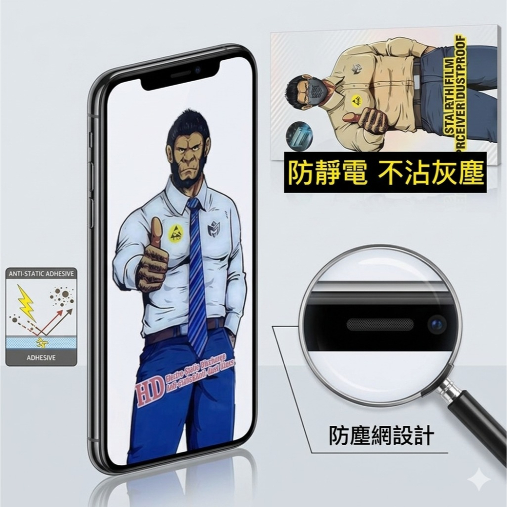 iPhone 18精品玻璃膜 iPhone18 Pro / iPhone1 Pro Max高清膜 防窺膜 紫光膜 磨砂膜-細節圖3