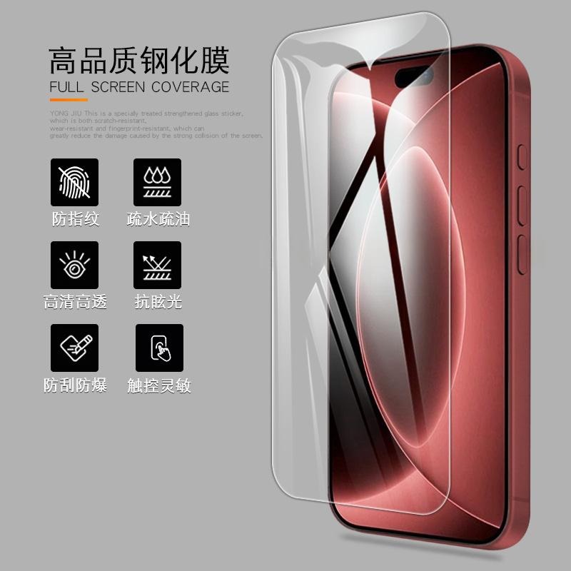 iPhone 18 Pro高清玻璃膜 iPhone18 Pro / iPhone18 Pro Max 透明玻璃保護貼-細節圖2