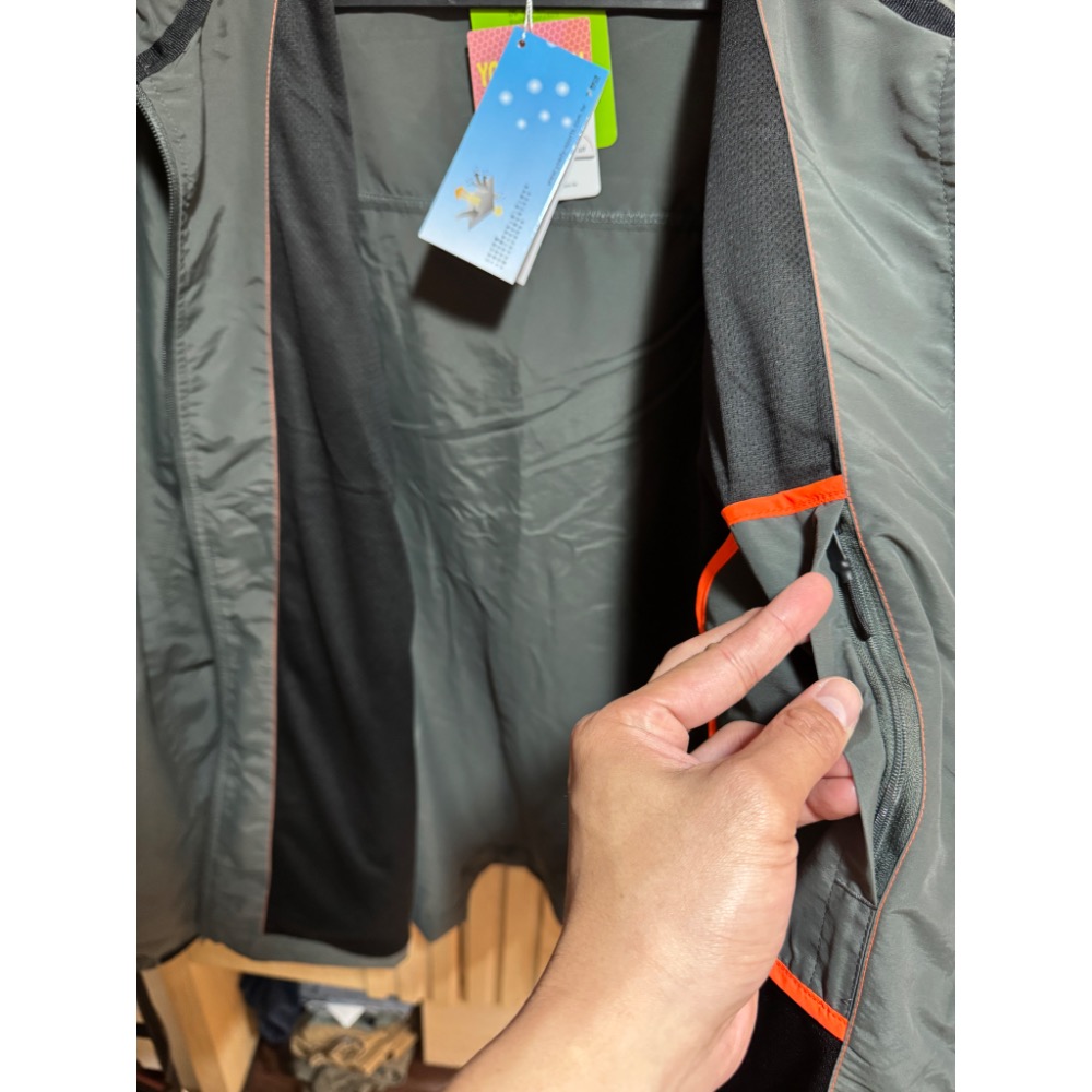 全新SASAKI SPORTS抗紫外線速乾功能休閒夾克帽子可拆式（合身版）-細節圖5