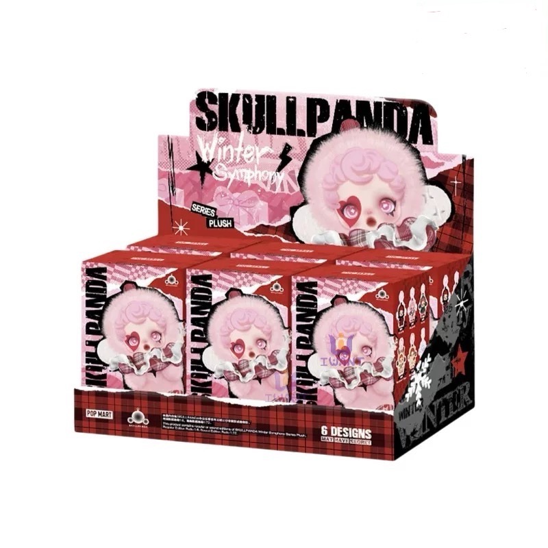 泡泡瑪特 SKULLPANDA冬日樂章系列毛絨公仔 SP搪膠掛件盲盒-規格圖7