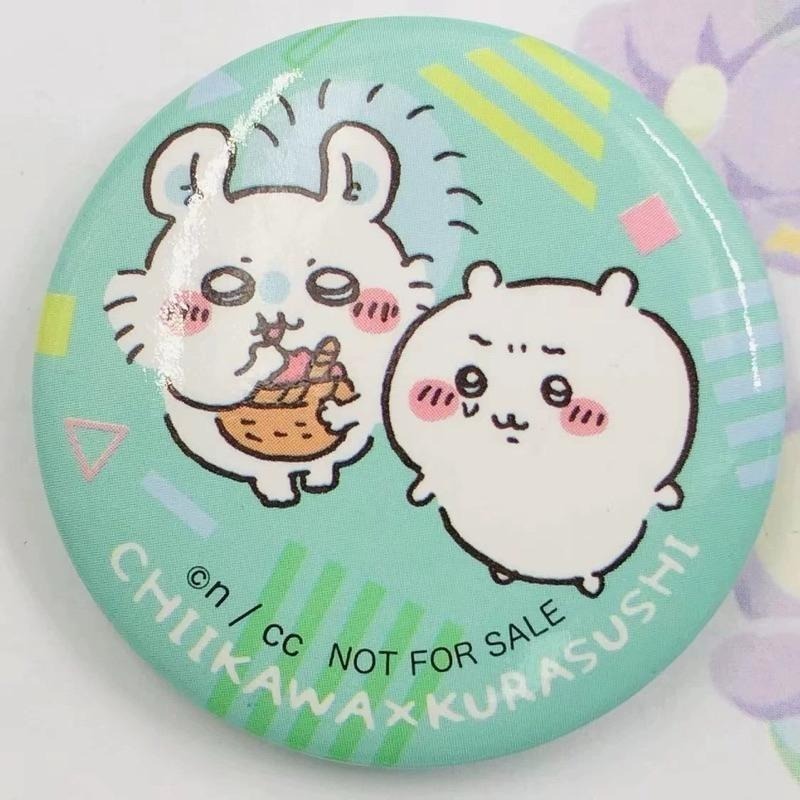 現貨 日本chiikawa 吉伊卡哇徽章別針🧷共8款 吉伊 小八 烏薩奇 小桃 栗子 古本-細節圖2