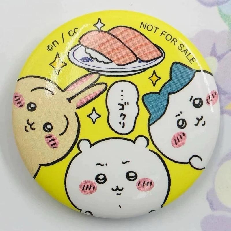 現貨 日本chiikawa 吉伊卡哇徽章別針🧷共8款 吉伊 小八 烏薩奇 小桃 栗子 古本-細節圖3