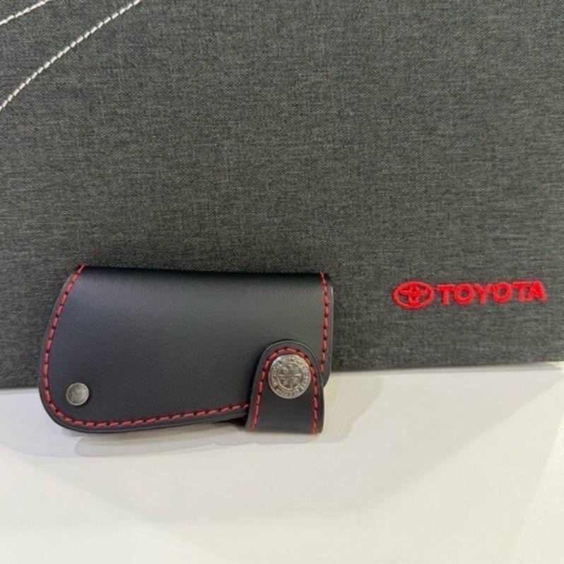 TOYOTA 鑰匙皮套 全車系通用 紅色/藍色縫線 ikey 可大量/批發 豐田 altis CC YARIS RAV4-細節圖2