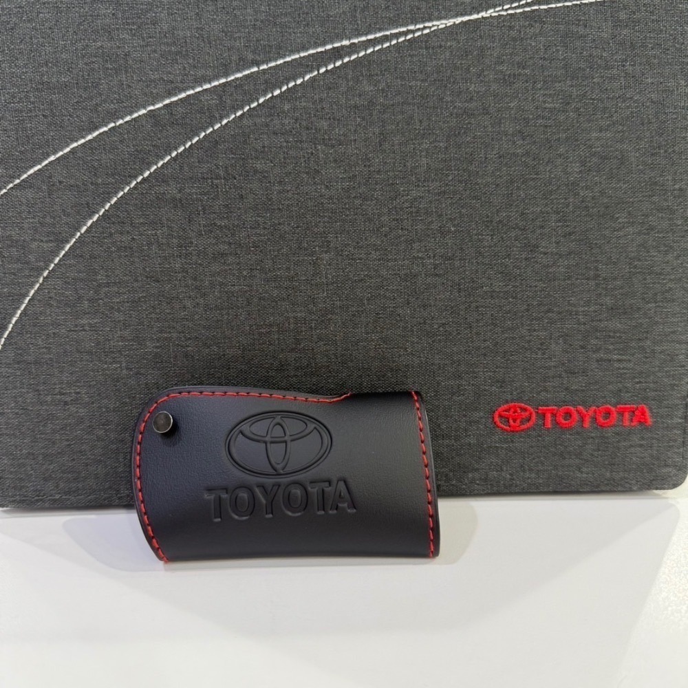 TOYOTA 鑰匙皮套 全車系通用 紅色/藍色縫線 ikey 可大量/批發 豐田 altis CC YARIS RAV4-規格圖2