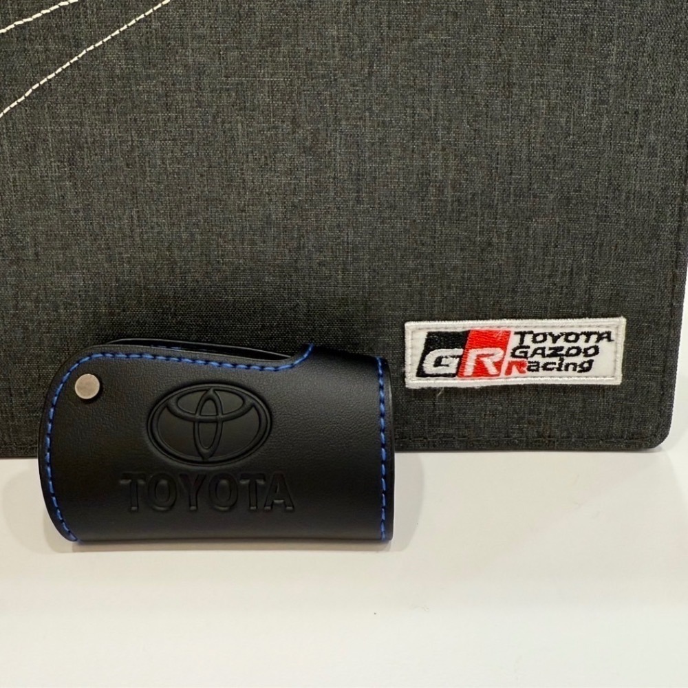 TOYOTA 鑰匙皮套 全車系通用 紅色/藍色縫線 ikey 可大量/批發 豐田 altis CC YARIS RAV4-規格圖2