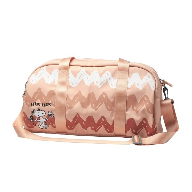 SNOOPY 正版授權 史努比 運動 外出包 大容量 收納 行李包 手提健身包 游泳包 旅行袋 可登機包 防潑水-細節圖3