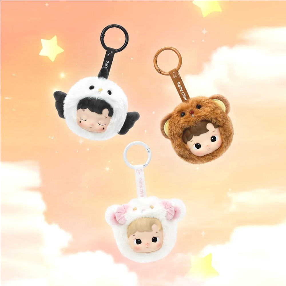 HACIPUPU 星座系列-搪膠毛絨盲盒-細節圖5