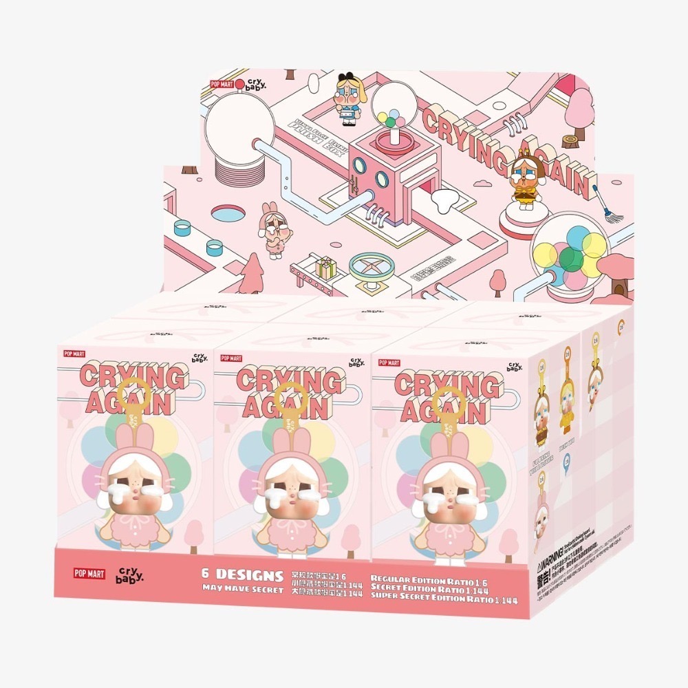 CRYBABY 眼淚工廠系列-搪膠臉毛絨盲盒 哭娃 搪膠掛件-規格圖5