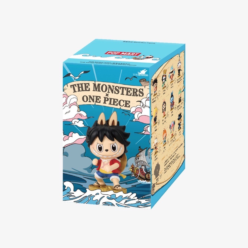 現貨 POPMART 泡泡瑪特 THE MONSTERS×航海王系列手辦 盲盒 一中盒 魯夫 喬巴 娜美 路飛-規格圖6