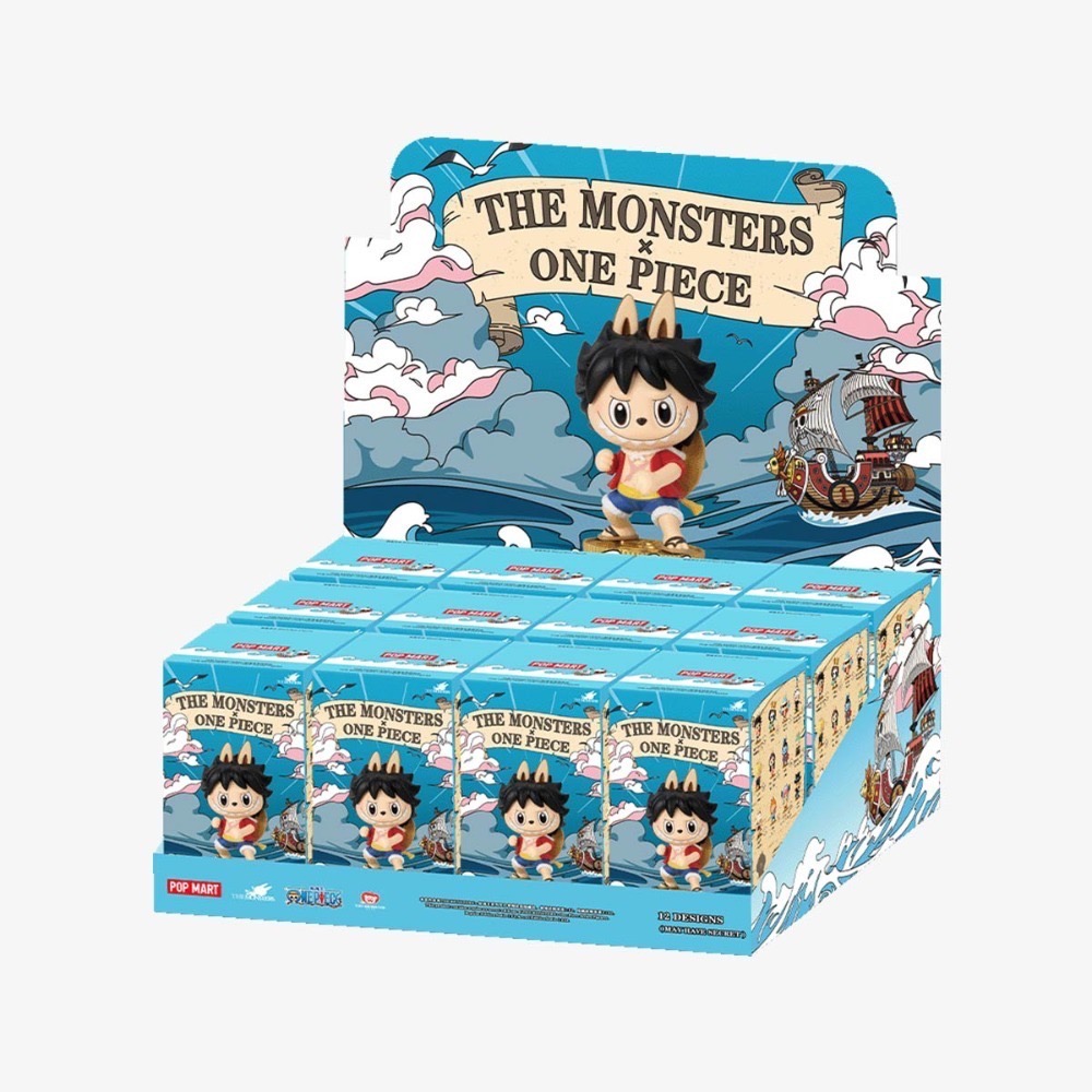 現貨 POPMART 泡泡瑪特 THE MONSTERS×航海王系列手辦 盲盒 一中盒 魯夫 喬巴 娜美 路飛-規格圖6