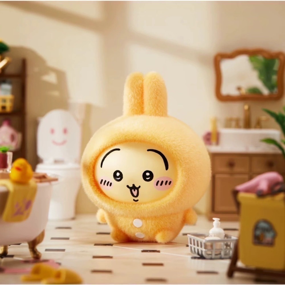 現貨 MINISO 名創優品 Chiikawa 吉伊卡哇睡衣系列 換臉 變臉 盲盒 掛件 吊飾 一中盒 端盒 共6款-細節圖4