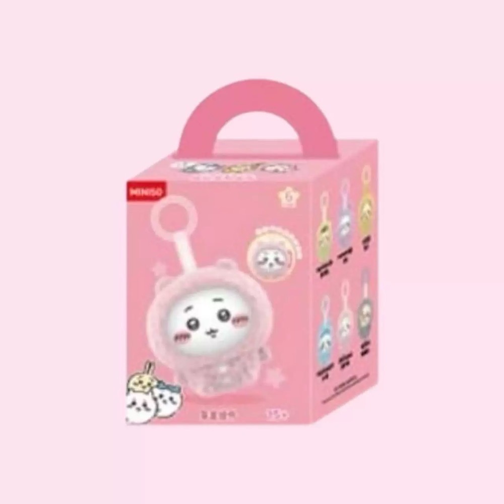 現貨 MINISO 名創優品 Chiikawa 吉伊卡哇睡衣系列 換臉 變臉 盲盒 掛件 吊飾 一中盒 端盒 共6款-規格圖7