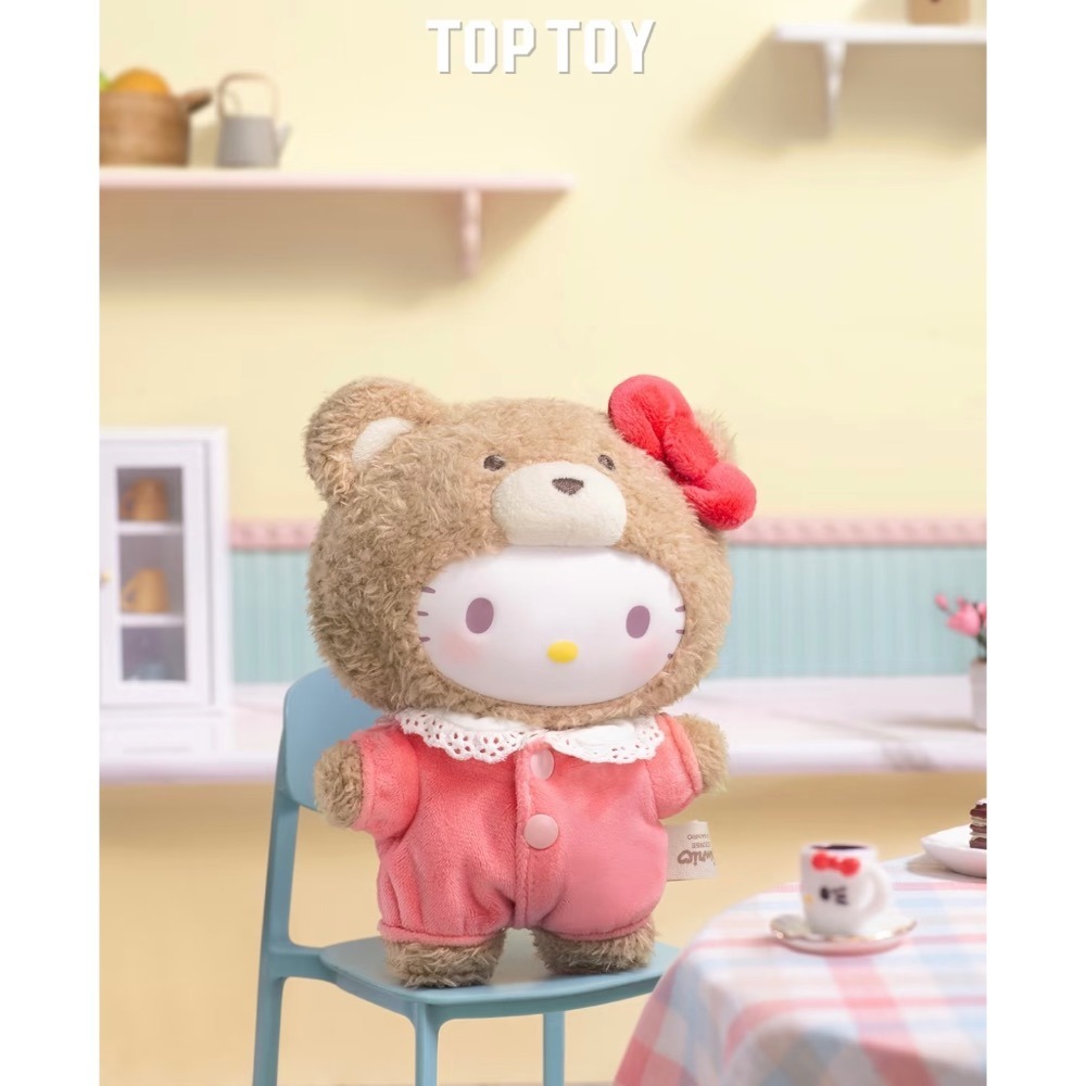 TOPTOY 三麗鷗 Sanrio 拿鐵寶寶 搪膠毛絨掛件盲盒 酷洛米 美樂蒂 凱蒂貓 帕洽狗 玩偶 吊飾 鑰匙圈-細節圖4
