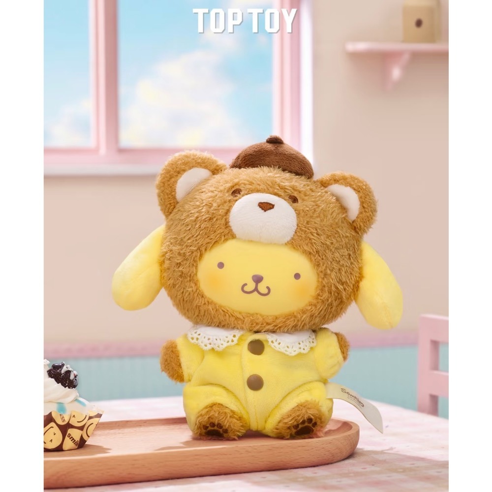 TOPTOY 三麗鷗 Sanrio 拿鐵寶寶 搪膠毛絨掛件盲盒 酷洛米 美樂蒂 凱蒂貓 帕洽狗 玩偶 吊飾 鑰匙圈-細節圖7