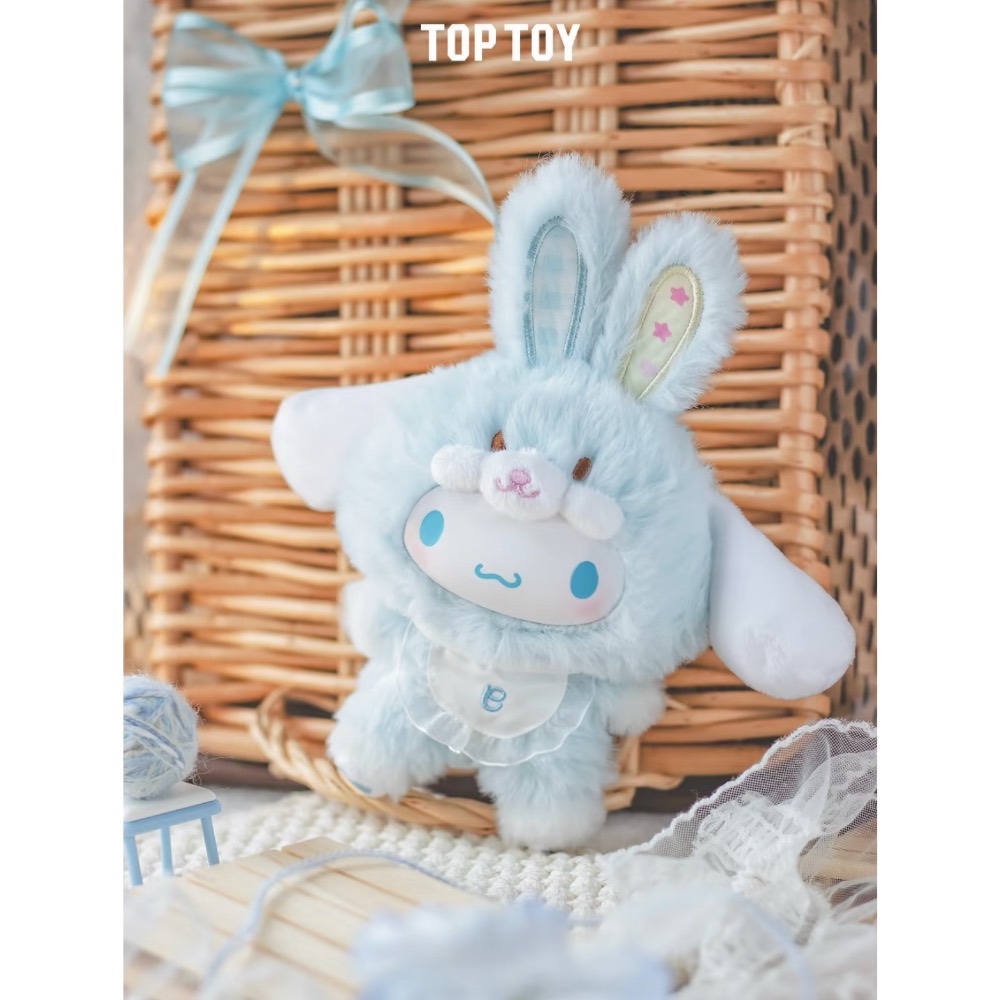 TOPTOY 三麗鷗 Sanrio 精靈兔寶寶系列 搪膠毛絨掛件盲盒 酷洛米 美樂蒂 凱蒂貓 帕洽狗 玩偶 吊飾 鑰匙圈-細節圖6