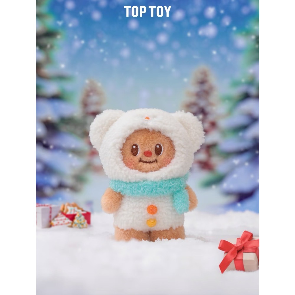 TOPTOY 黃油小熊 百變櫥窗系列 毛絨掛件盲盒 butterbear 吊飾 鑰匙圈-細節圖3