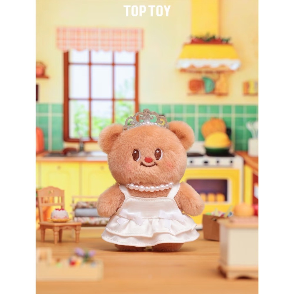 TOPTOY 黃油小熊 百變櫥窗系列 毛絨掛件盲盒 butterbear 吊飾 鑰匙圈-細節圖5