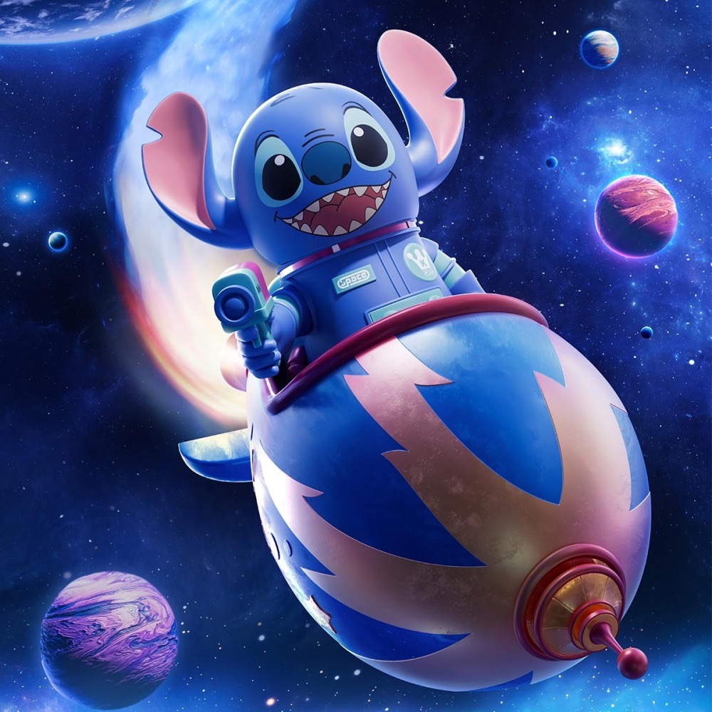 現貨 泡泡瑪特 MEGA SPACE MOLLY 400% 史迪奇-細節圖3