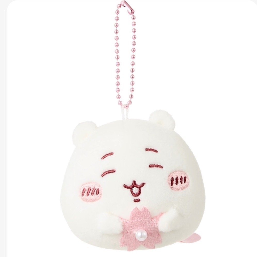 現貨 吉伊卡哇 Chiikawa 櫻花季🌸 小蜜蜂公仔 大福掛件 零錢包 吊飾 毛絨徽章 Miniso 聯名-規格圖7