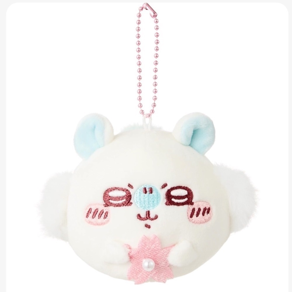 現貨 吉伊卡哇 Chiikawa 櫻花季🌸 小蜜蜂公仔 大福掛件 零錢包 吊飾 毛絨徽章 Miniso 聯名-規格圖7