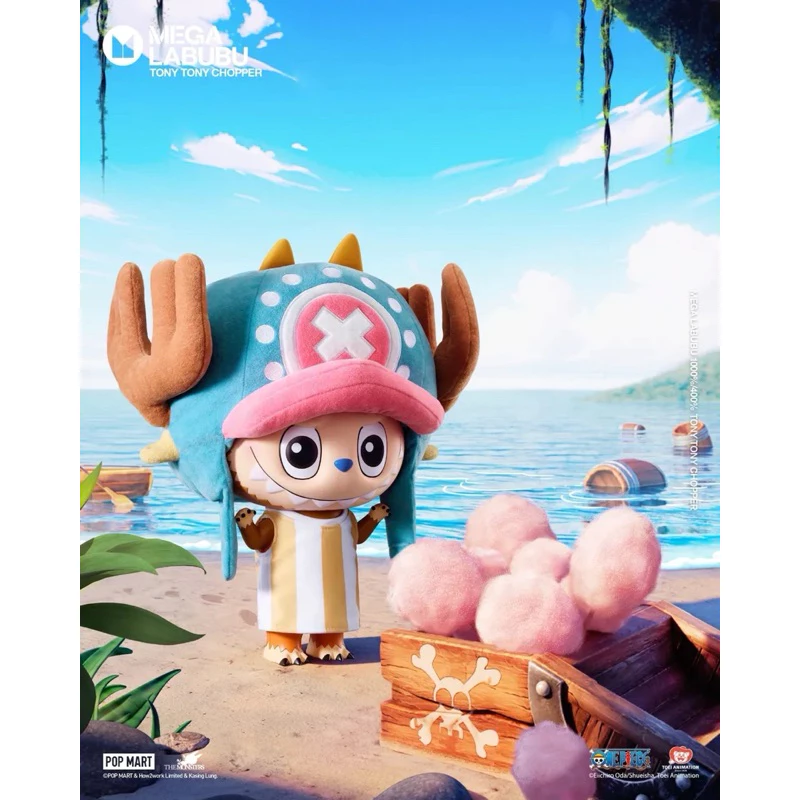 POPMART 泡泡瑪特 MEGA LABUBU 托尼托尼喬巴 400% 航海王 公仔 擺件 動漫-細節圖3