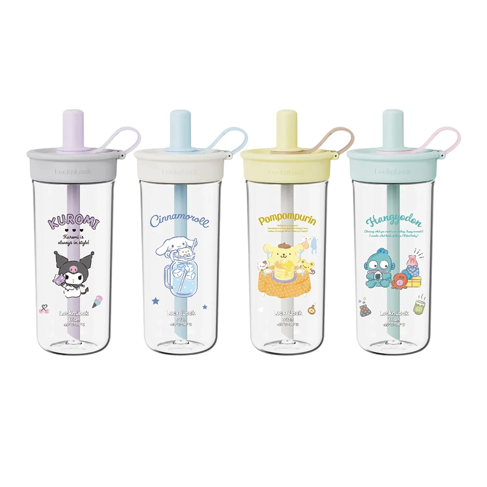 現貨 限量Lock&Lock 樂扣樂扣 嚼對FUN飲吸管杯 750ml 三麗鷗聯名款 Tritan材質 大容量手搖飲適用-細節圖8