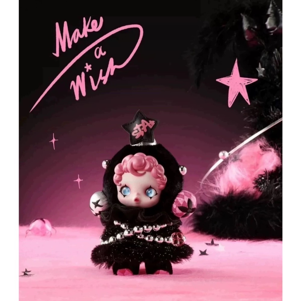 泡泡瑪特 Skullpanda 6kHz歐洲限定搪膠毛絨掛件 SP泰國限定 As You Wish 吊飾-規格圖1