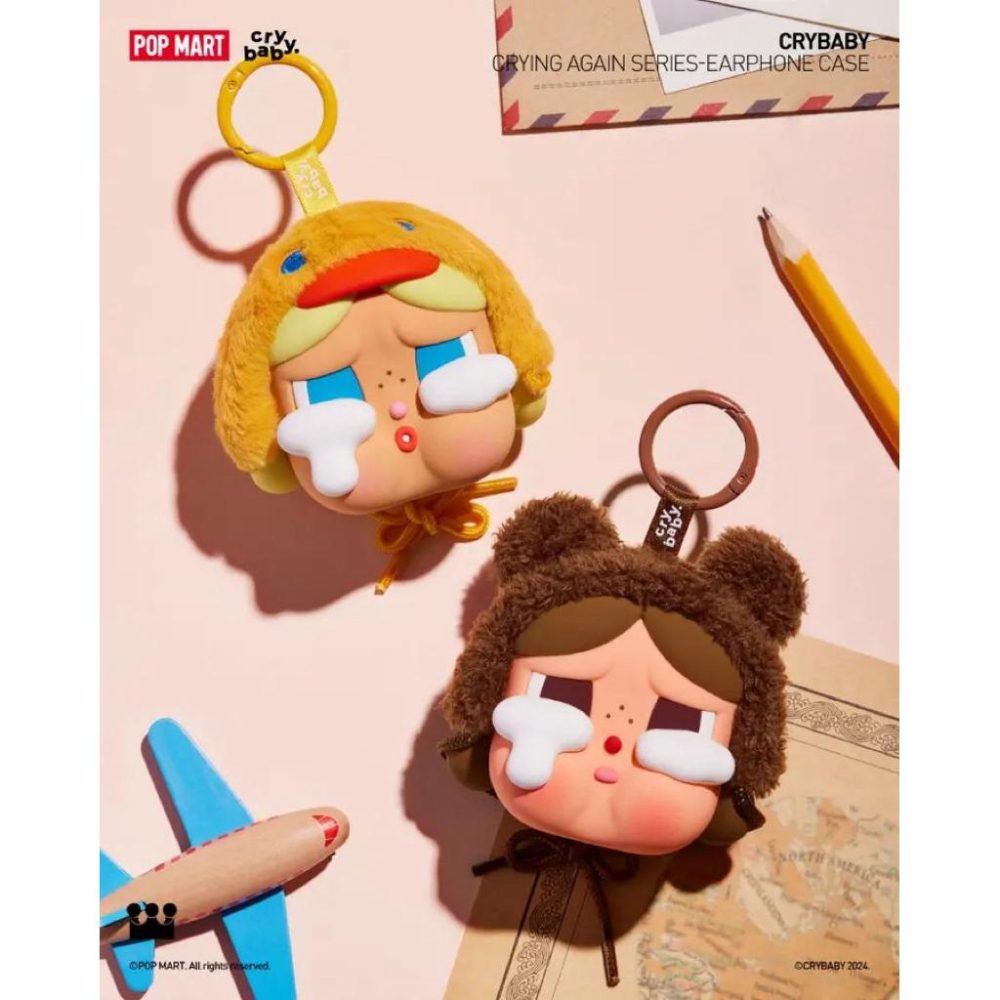 現貨 POP MART泡泡瑪特 CRYBABY眼淚工廠系列耳機包 哭哭熊 哭娃-細節圖3